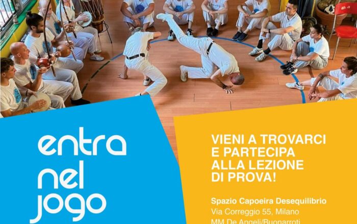 Lezione di prova gratuita Capoeira fino al 12 ottobre